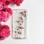 dried crane flower phone case