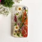 pressed flower phone case colorful case