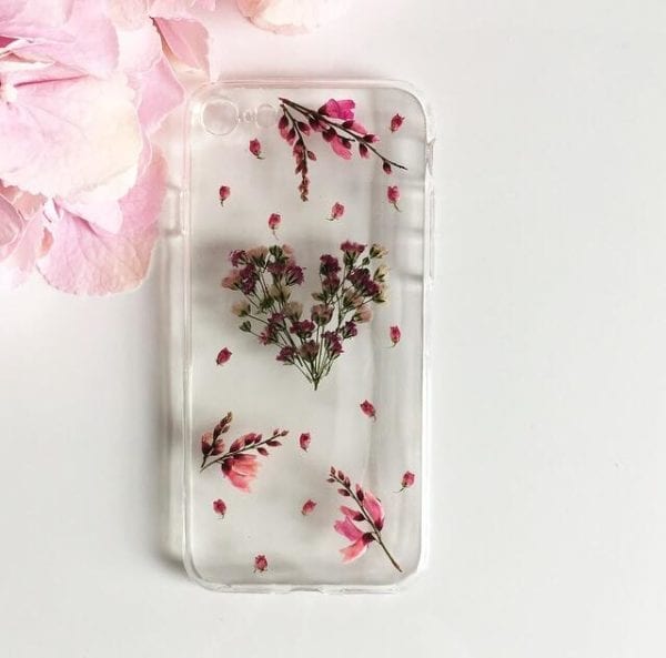 pressed flower case