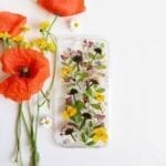 pressed flowers handmade phone cover