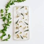 pressed plants phone cover