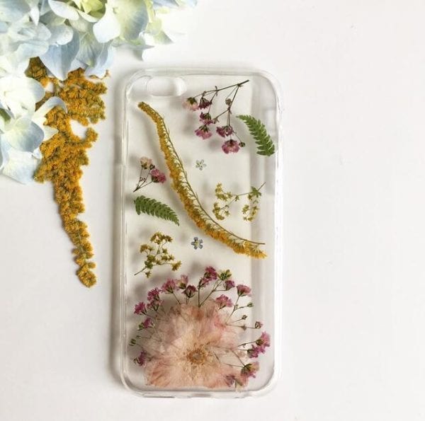 floral phone cover