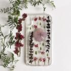 sage and hydrangea phone case dried flowers