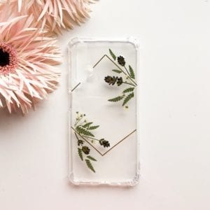 Real flowers phone cover
