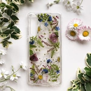 pressed flowers case