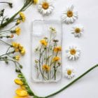 Pressed Plants Phone Cover buttercups