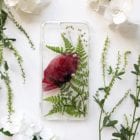 Dried Plants Phone Cover poppy fern case fern&felt