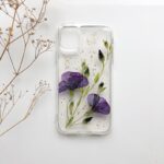pressed flowers phone case