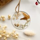 bohemian ornaments set fern&felt pressed flower home decoration