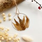 bohemian ornaments set fern&felt pressed flower home decoration